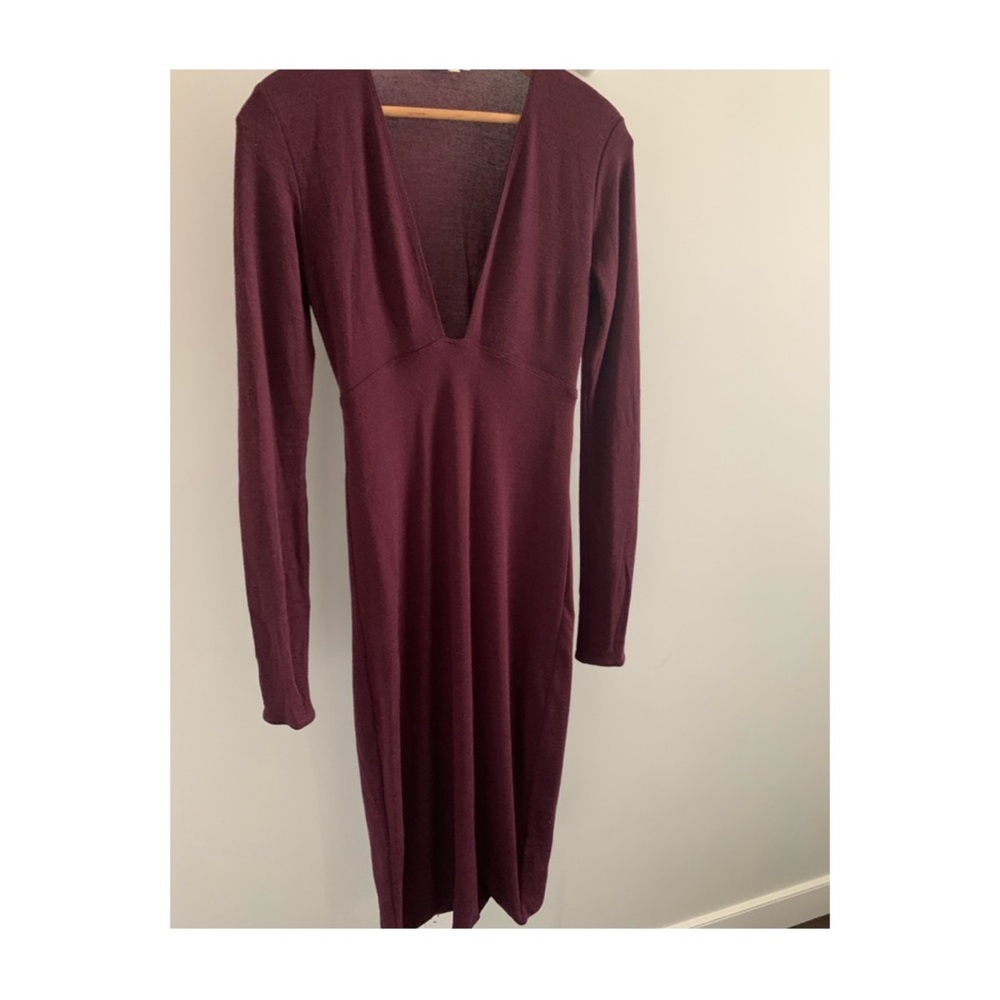 Wilfred long sleeve fitted dress